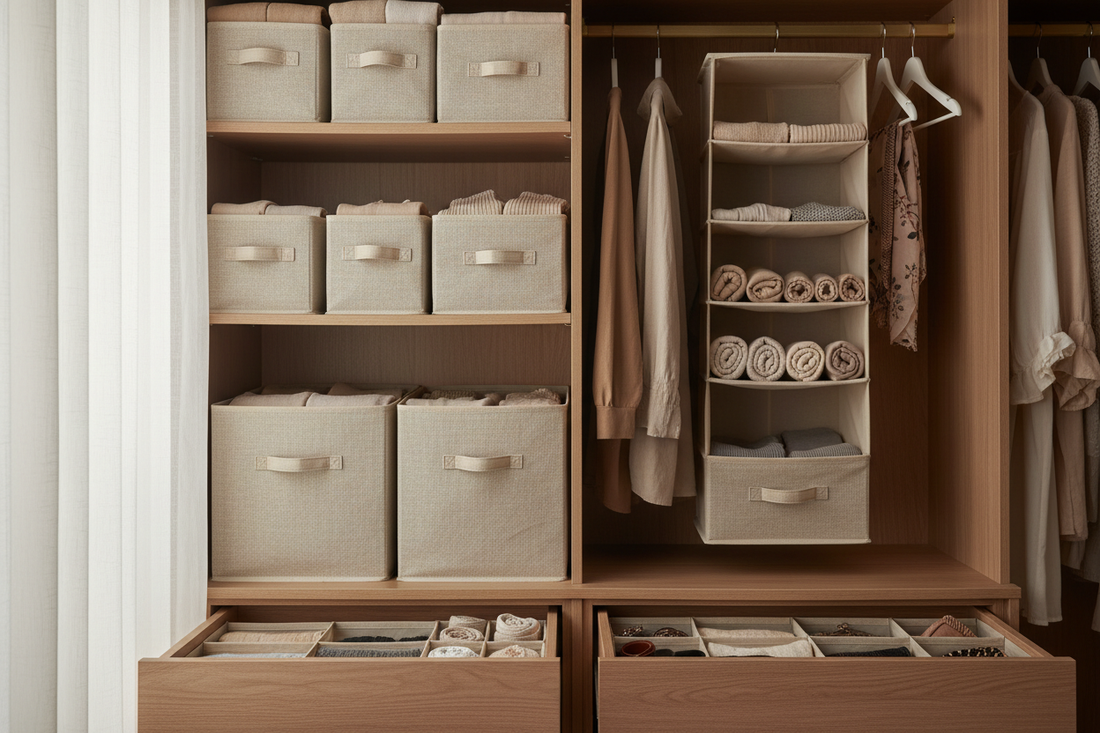 Storage Bins for Closet Organization