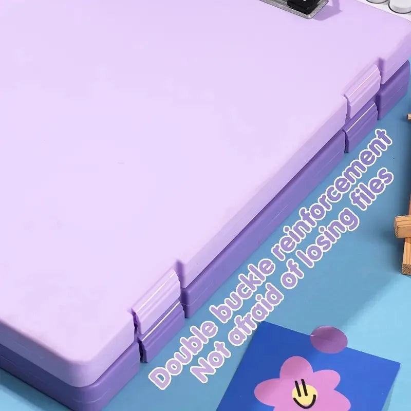 1 Piece Color Folder Storage Box for Documents – Portable File Organizer