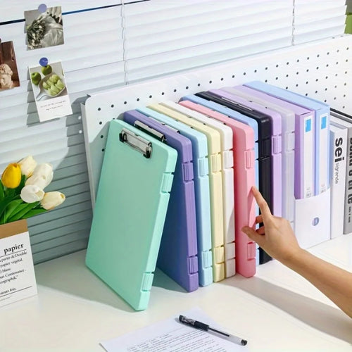 1 Piece Color Folder Storage Box for Documents – Portable File Organizer