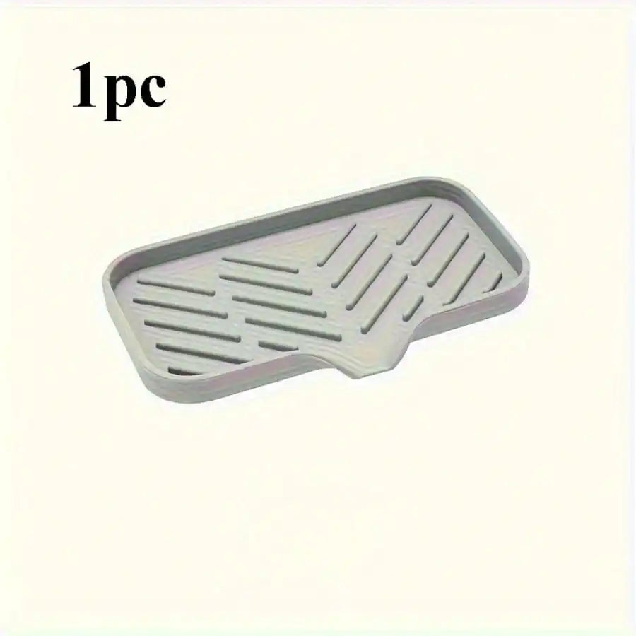 View of Silicone Sink Drying Mat – Anti-Slip Dish Draining Pad for