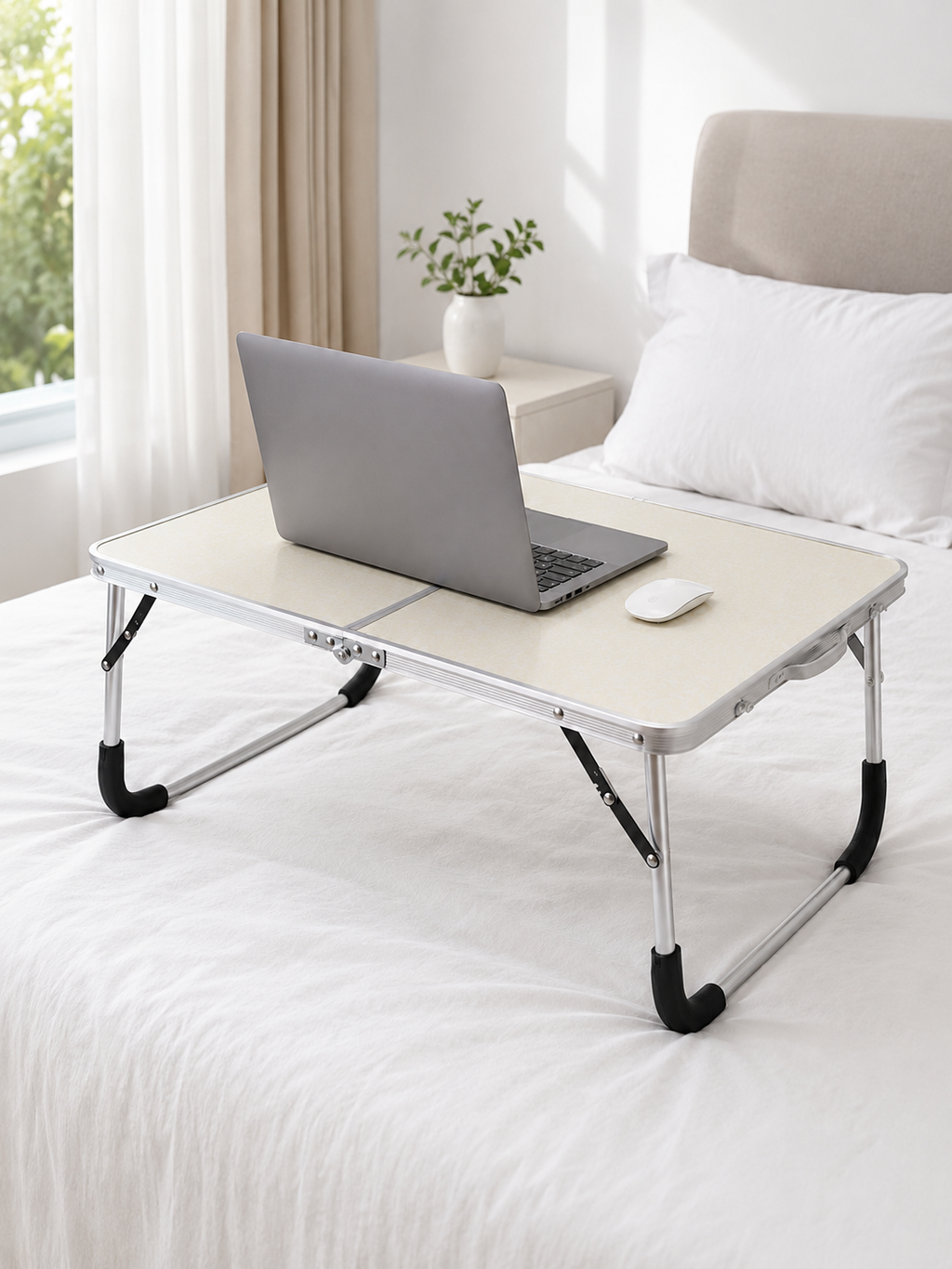Foldable Laptop Table for Bed, Couch & Outdoor Use – Portable Notebook Desk