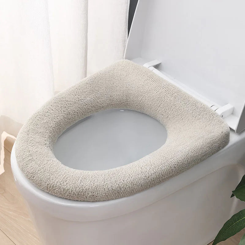 View of Bathroom Toilet Seat Cushion – Soft Washable Toilet Seat Cover