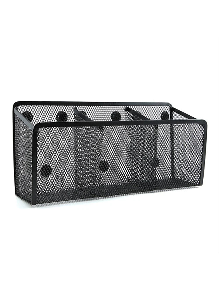 Magnetic Desk Storage Box – Metal Mesh Desktop Organizer for desk product