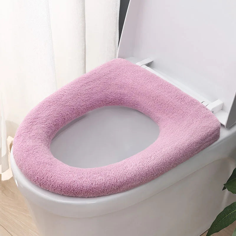 Bathroom Toilet Seat Cushion – Soft Washable Toilet Seat Cover for U-Shaped