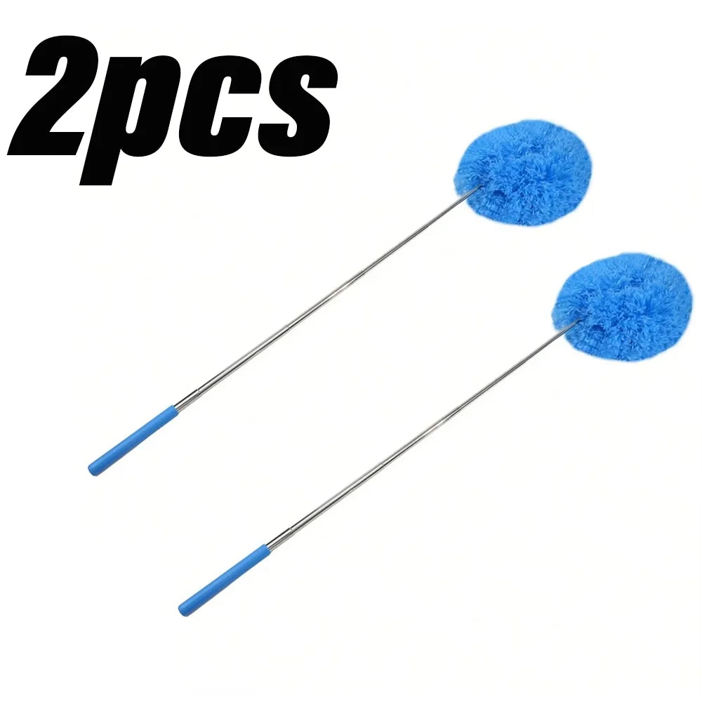 Microfiber Ceiling  Duster with Extension Rod – Washable High-Reach Cleaning Brush product