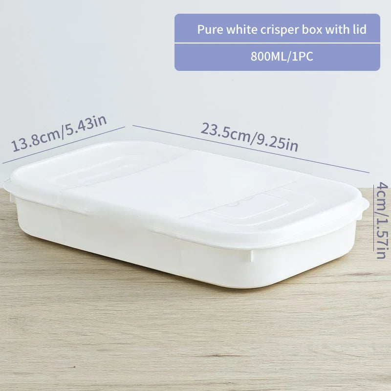 Food Grade Refrigerator Storage Containers – Stackable Meal Prep & Food Organizer