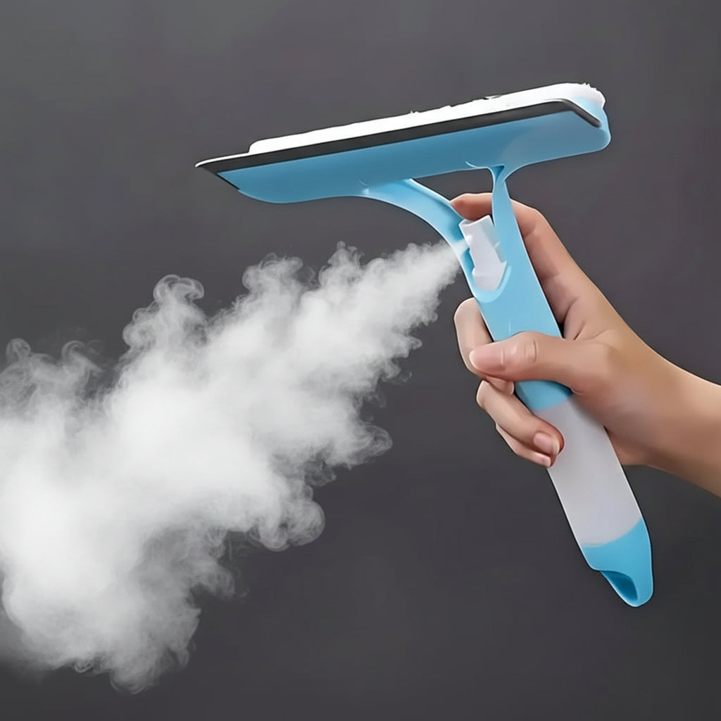 3-in-1 Window Cleaner with Spray Bottle & Squeegee – Streak-Free Glass Cleaning