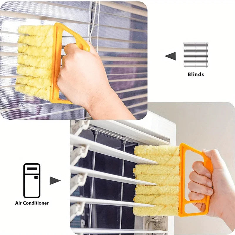 Vent Blinds Cleaner Brush – Microfiber Air Vent and Window Blind Cleaning