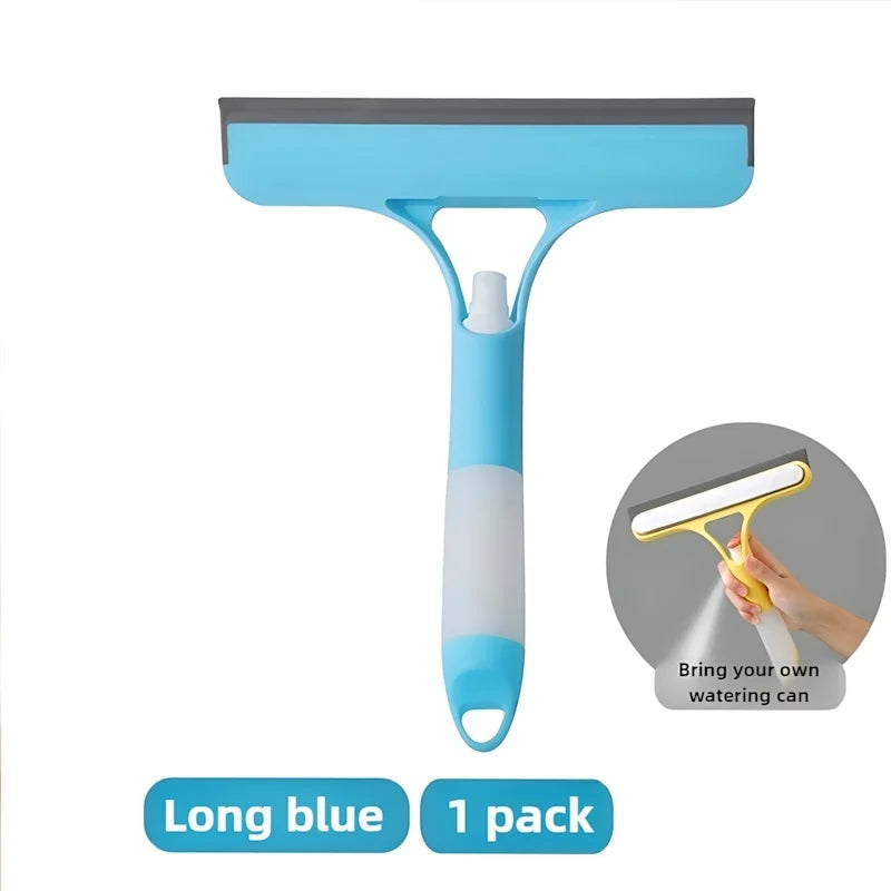 3-in-1 Window Cleaner with Spray Bottle & Squeegee – Streak-Free Glass Cleaning