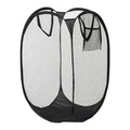 Folding Mesh Laundry Basket – Collapsible Dirty Clothes Hamper