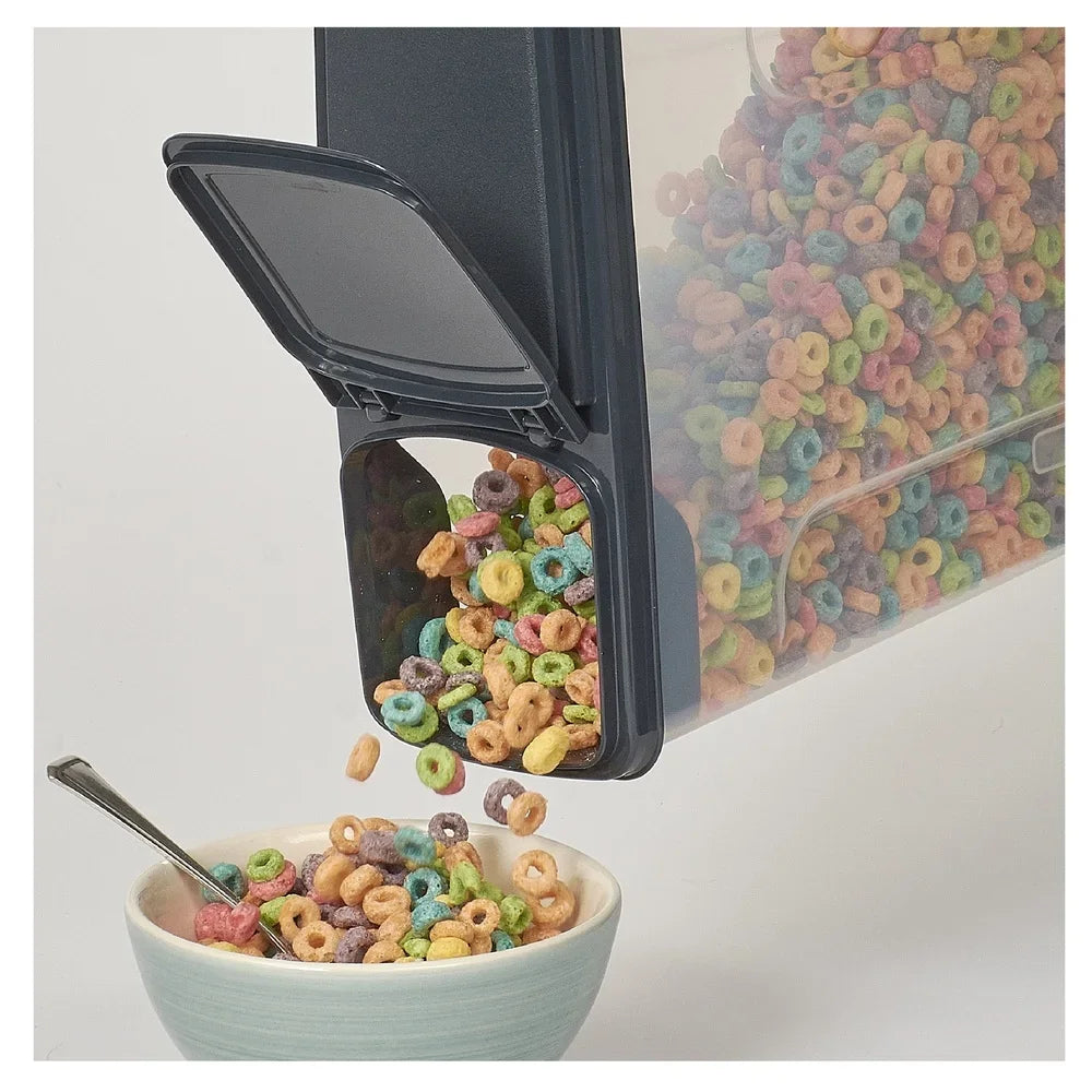 2-Pack 6 Quart Cereal Dispenser Containers – Airtight Dry Food Storage with