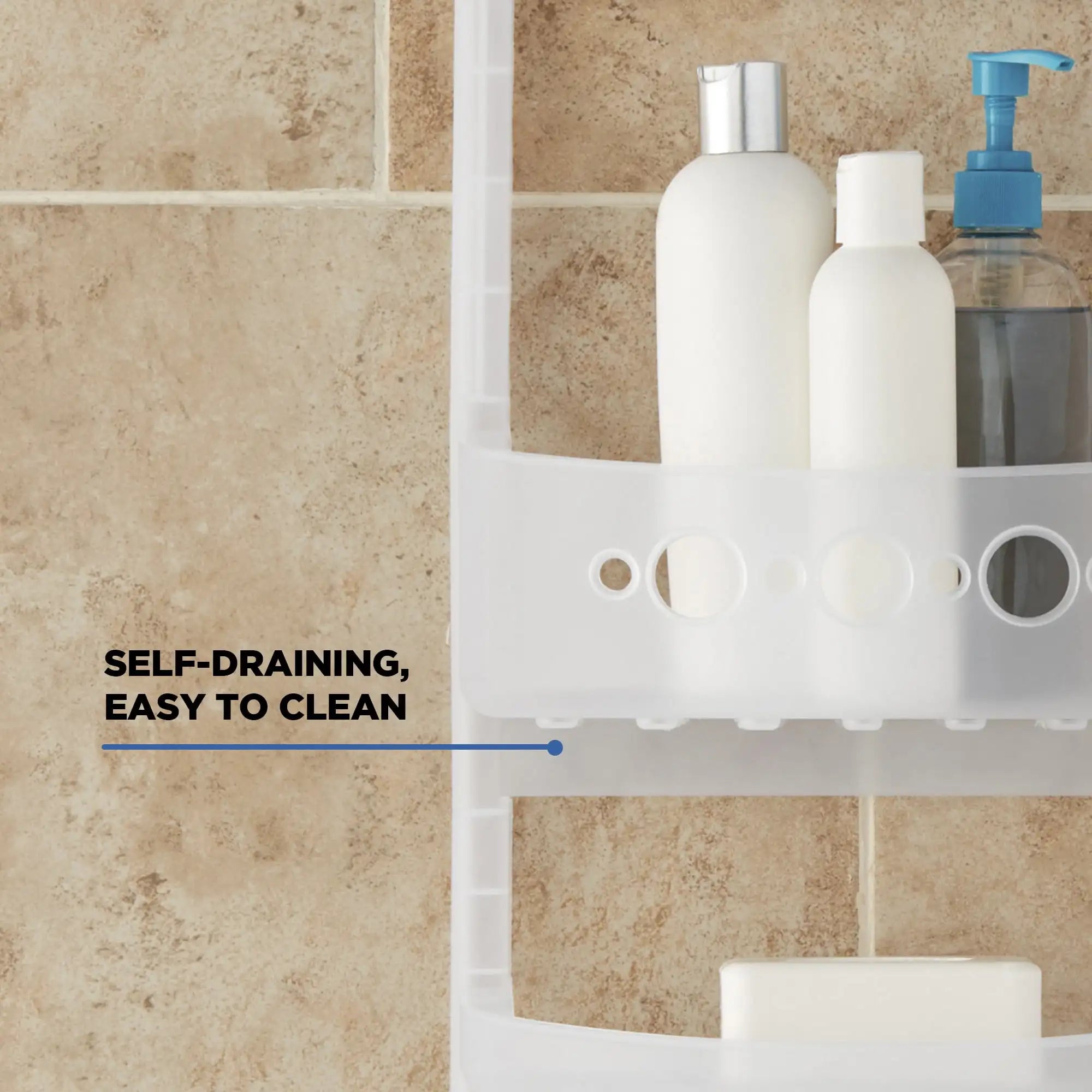 Over the Shower Caddy Organizer –  Shelf Bathroom Storage Rack
