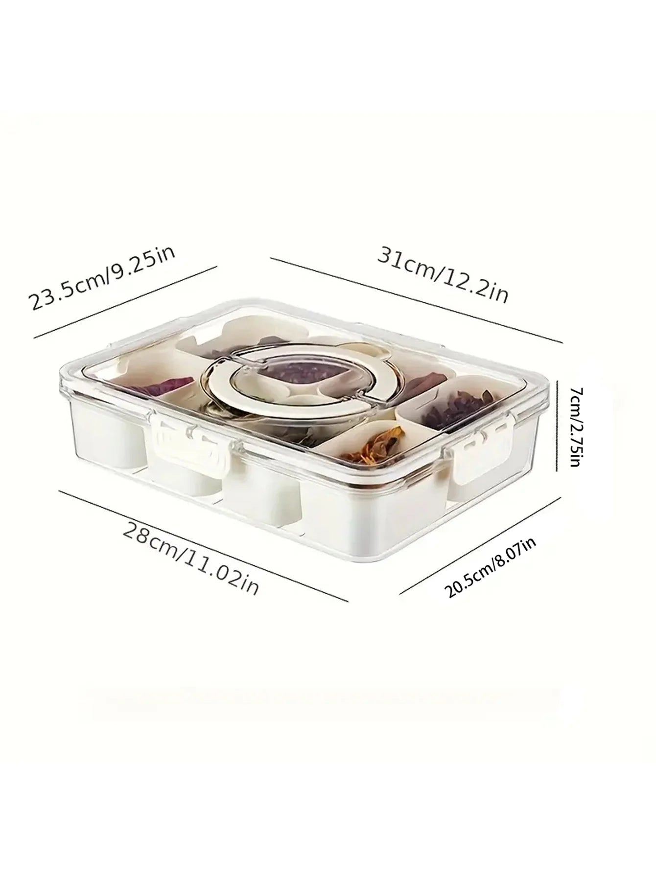 View of Refrigerator/Pantry Storage Containers – Leakproof Rectangular Food Storage Box with
