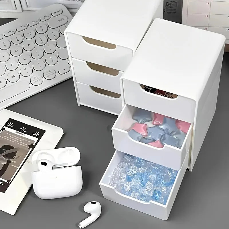 3-Tier Desk Organizer with Drawers – Cosmetic & Office Storage product