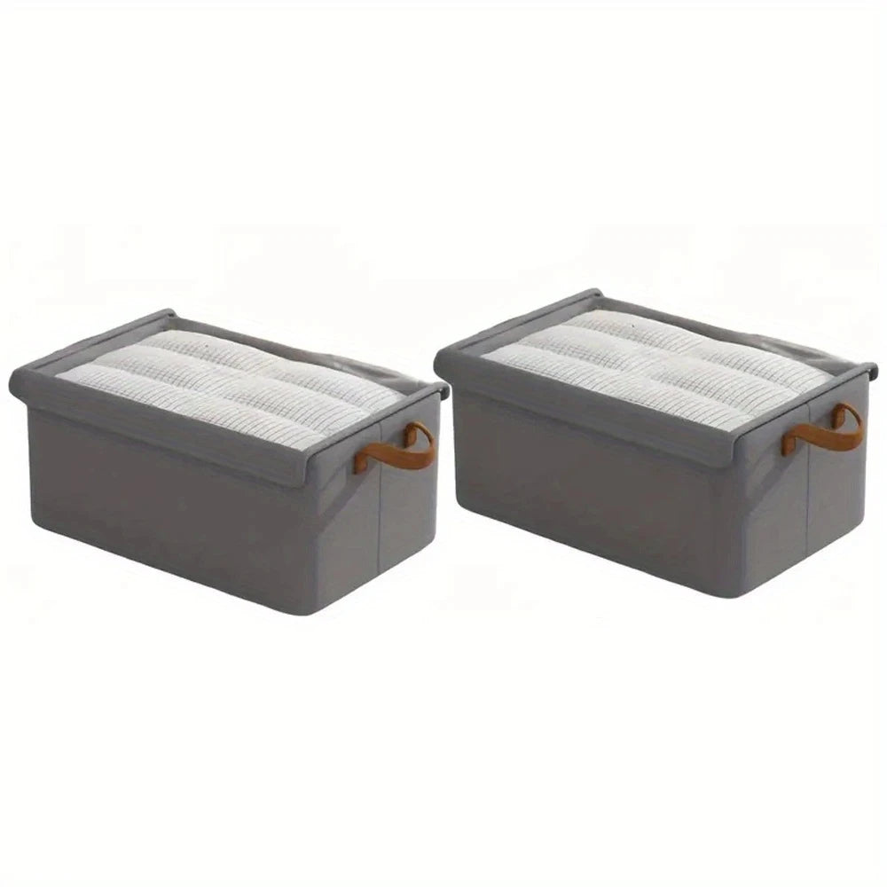 2/4pc Clothes Organizer – Foldable Drawer Storage Boxes for Closet, Wardrobe, and