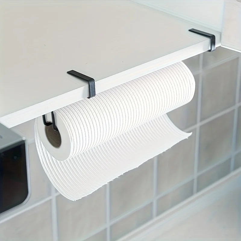 Under Cabinet Paper Towel Holder – Hanging Kitchen Roll Organizer product image