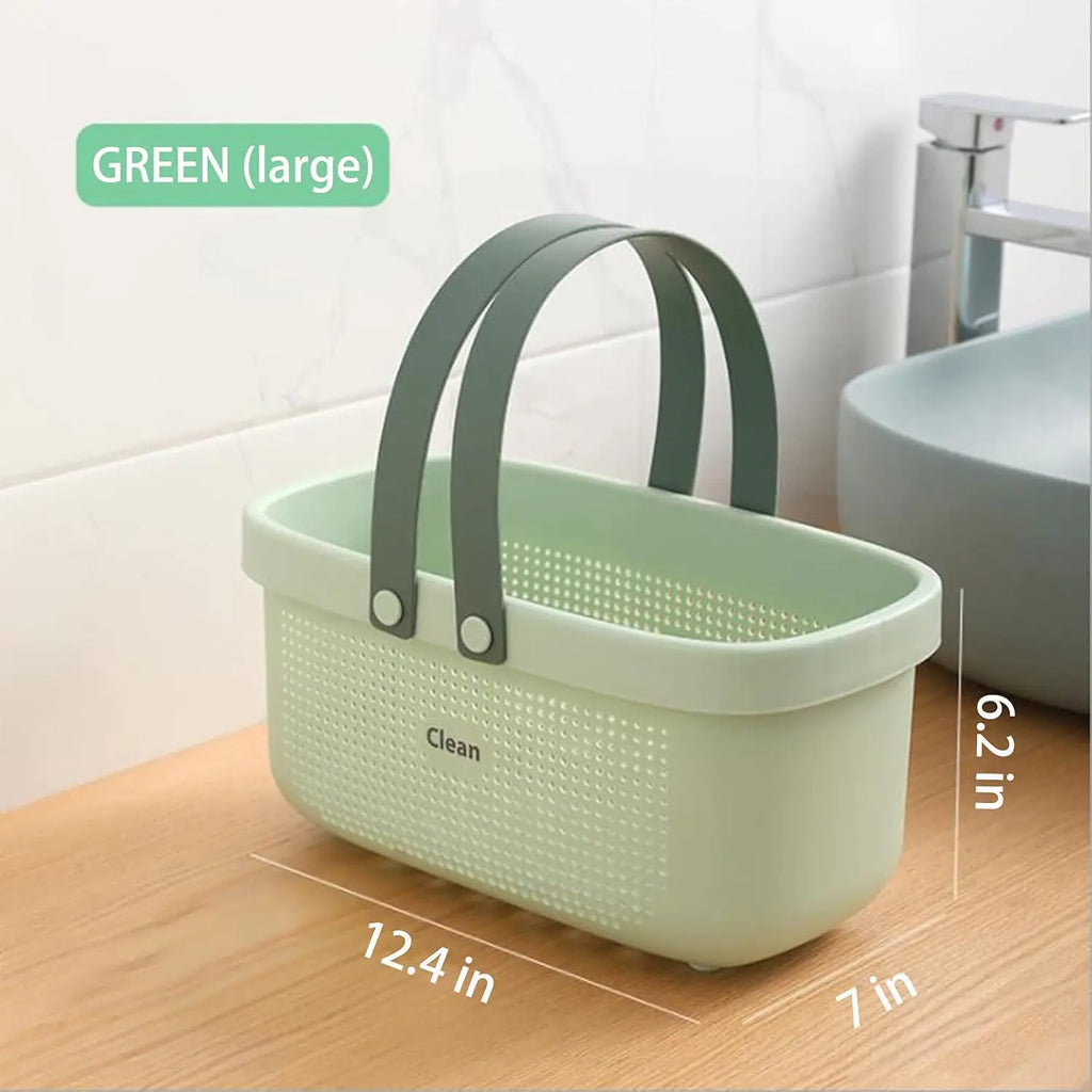 Portable Shower Caddy with Handle – Multi-Purpose Bathroom Storage Basket