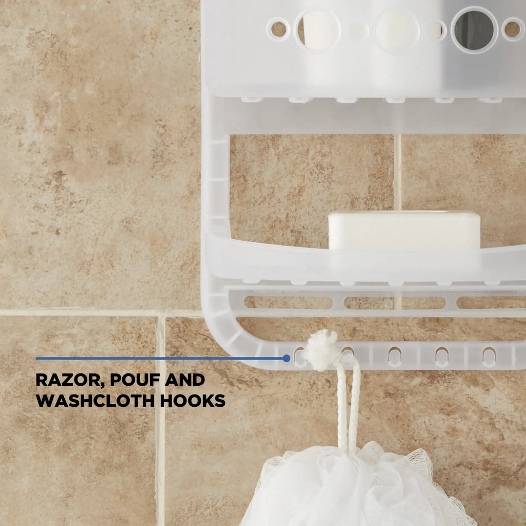 Over the Shower Caddy Organizer –  Shelf Bathroom Storage Rack product