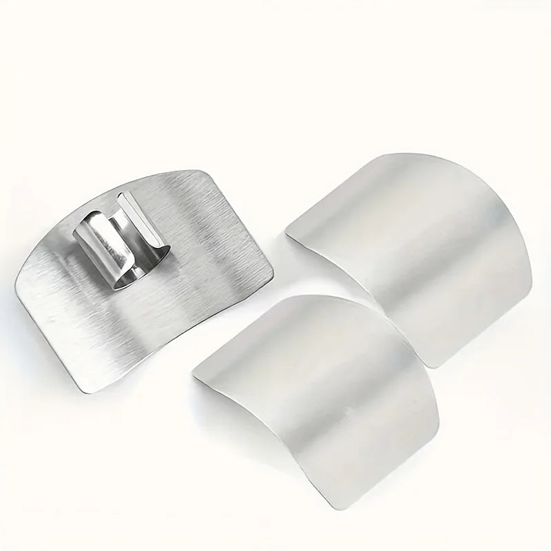 Stainless Steel Finger Guard – Kitchen Finger Protector for Safe Cutting product