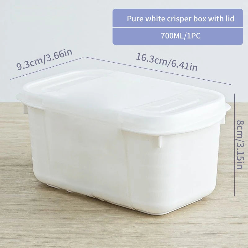 Food Grade Refrigerator Storage Containers – Stackable Meal Prep & Food Organizer