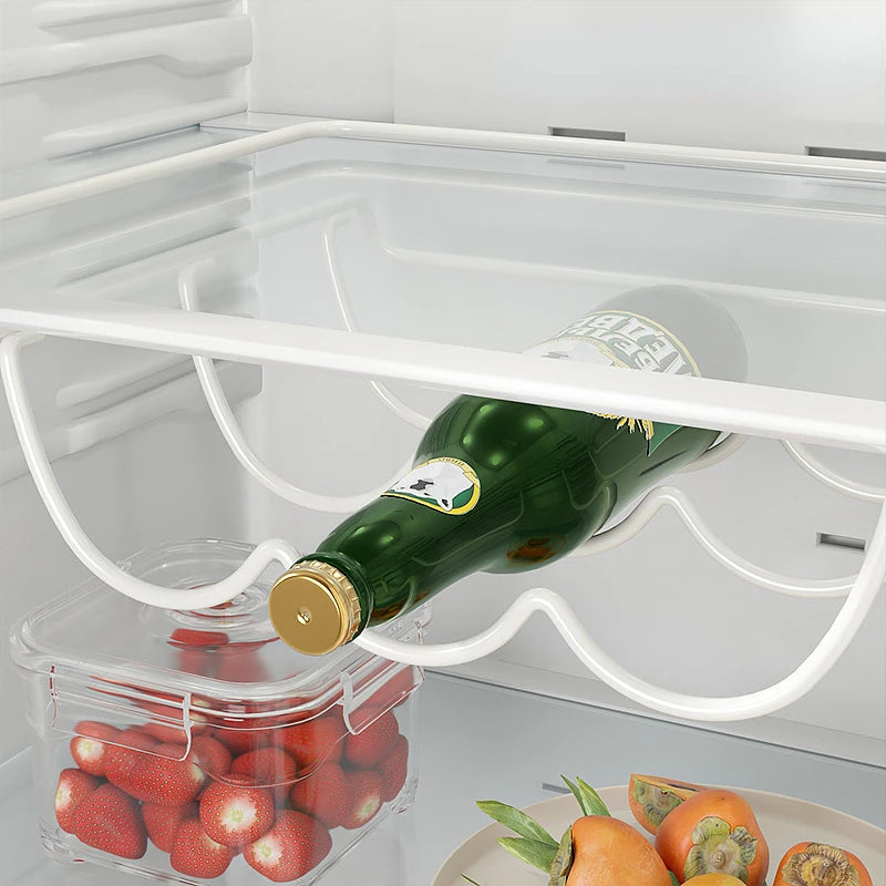 View of Under-Shelf Refrigerator/Cabinet Bottle Organizer – Fridge Wine & Beer Bottle