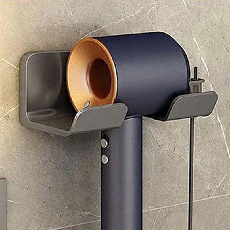 Adhesive Wall Mounted Hair Dryer Holder –  Hair Tool Organizer Stand