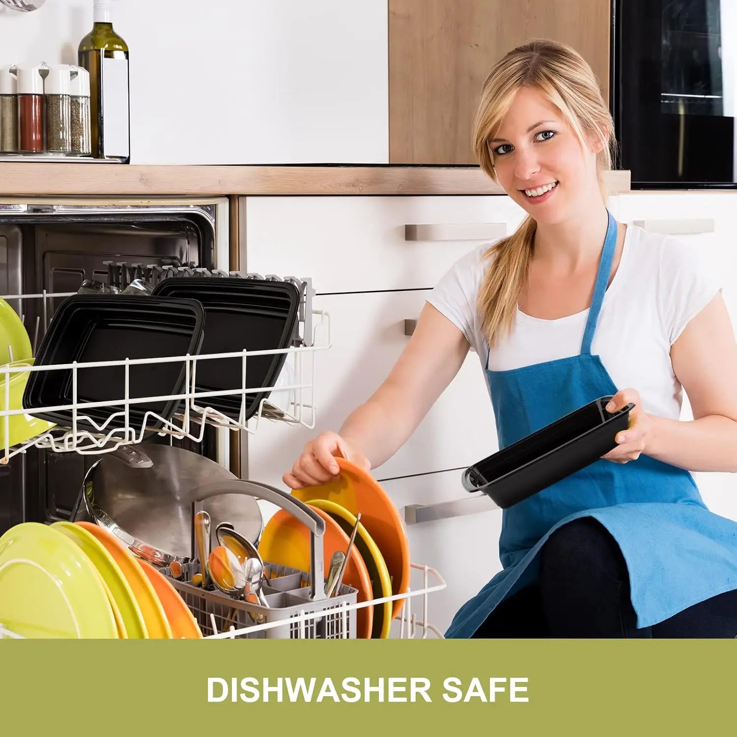 15-Pack Reusable Meal Prep Containers – 32oz Leakproof BPA-Free Food Storage Containers