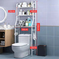 Over-The-Toilet Storage Rack – 3-Tier Metal Bathroom Organizer with Towel Hooks
