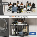 Pull-Out Under Sink Storage Organizer 2-Pack – Sliding Cabinet Organizer for Kitchen