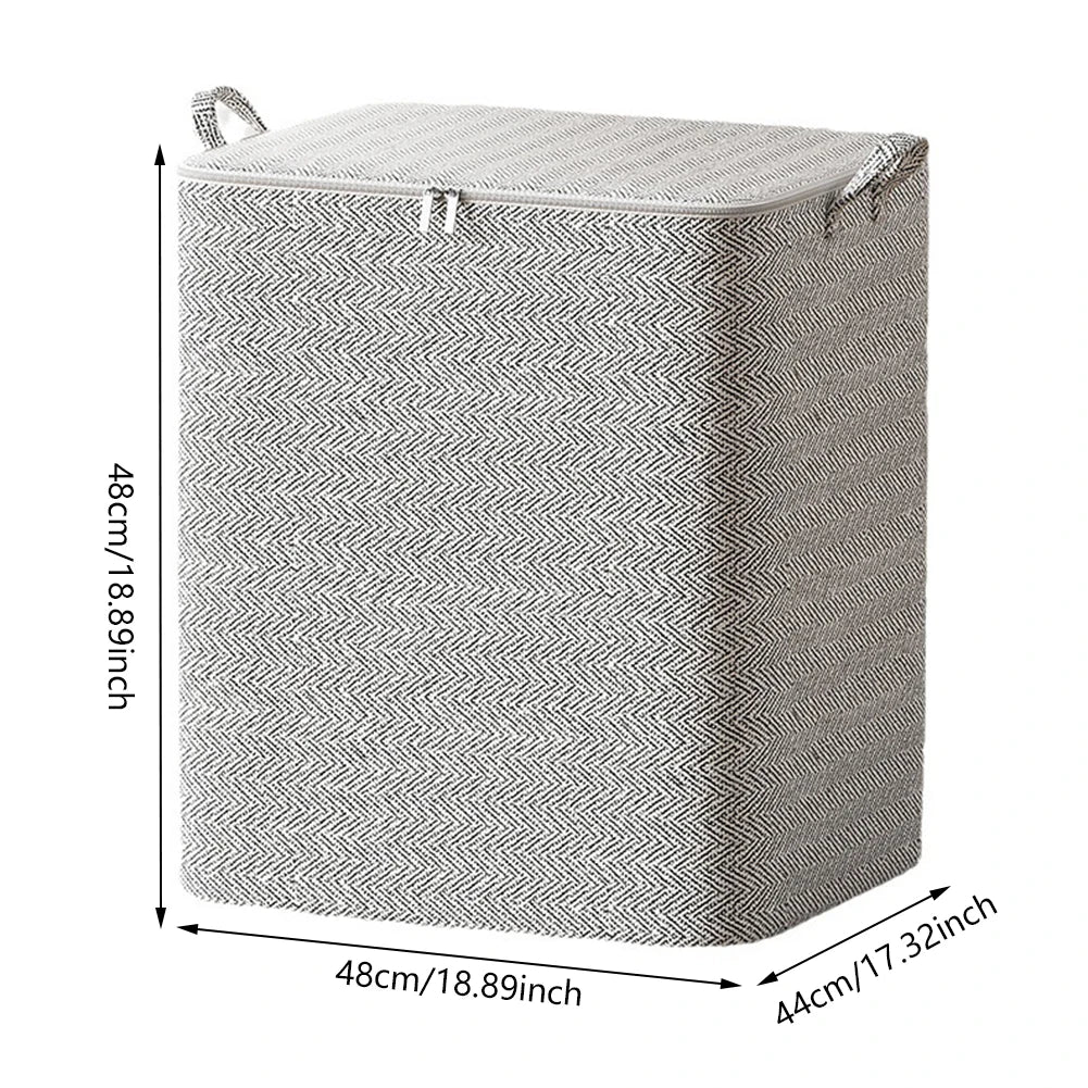 Large Cube Storage Basket – Stackable Clothes Organizer Container