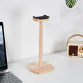 1 or 2 | PieceWooden Headphone Stand with Base – Detachable Multi-Function Headset Hanger & Storage Rack