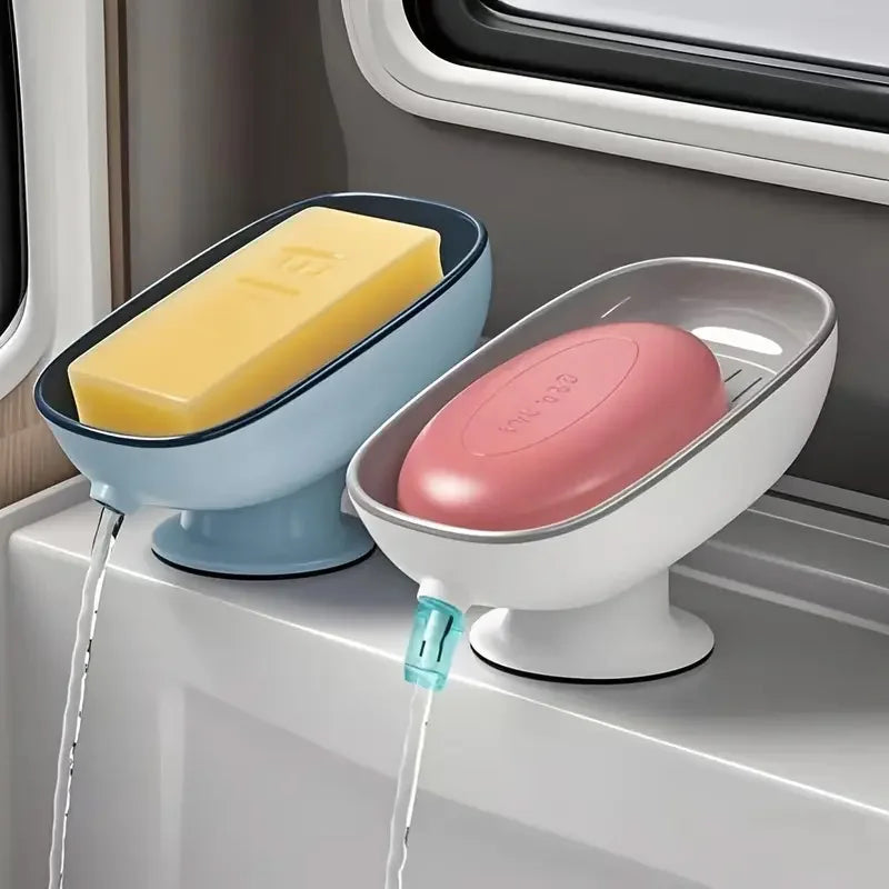 Self-Draining Soap Dish – Double Layer Soap Holder with Drainage product