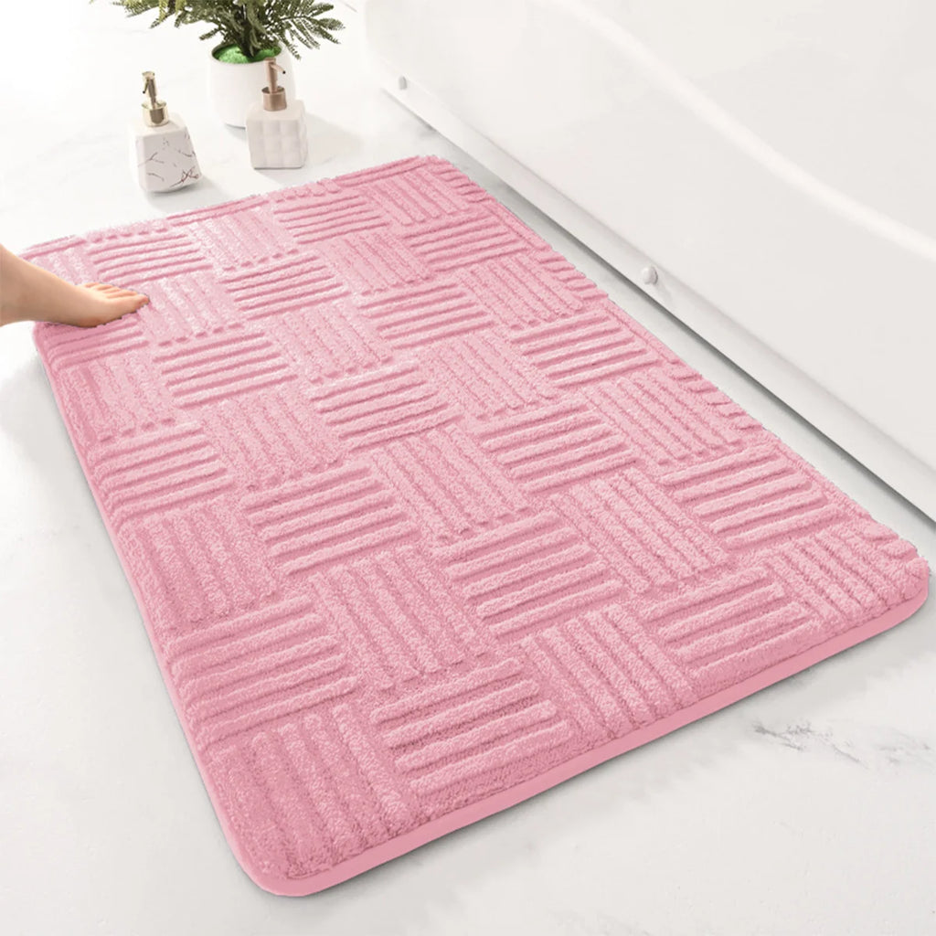 Ultra Absorbent Bathroom Floor Mat – Non-Slip Thick Soft Bath Rug product