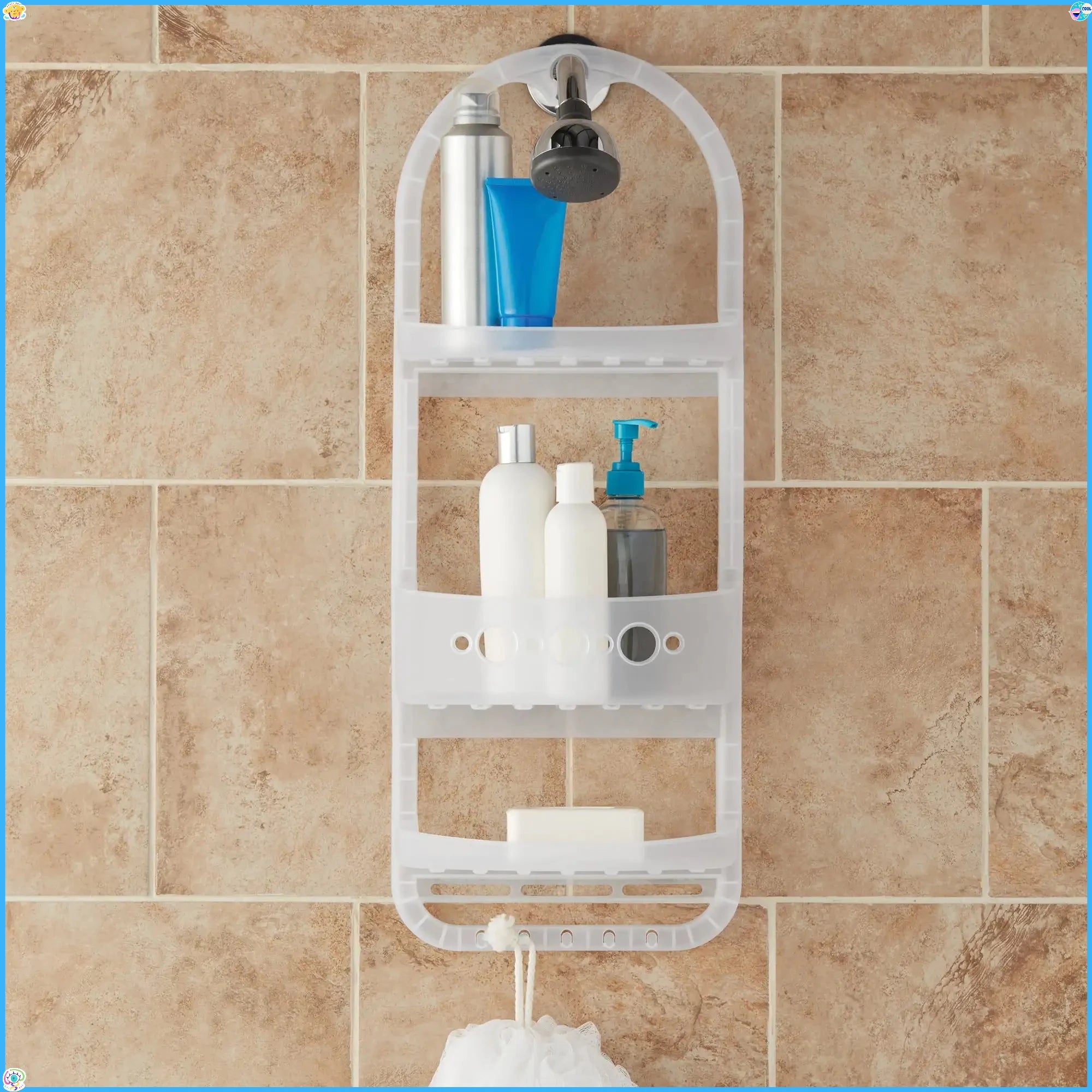 Over the Shower Caddy Organizer –  Shelf Bathroom Storage Rack