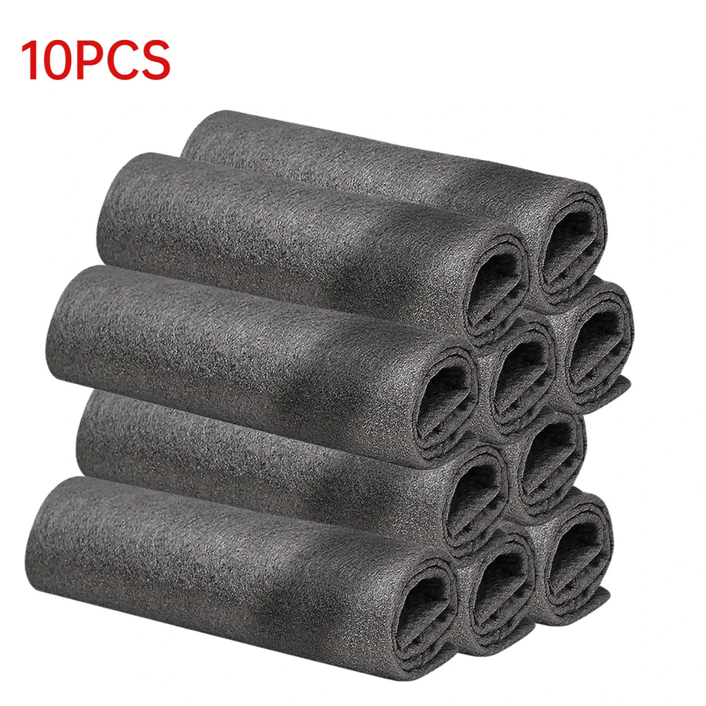 View of 10/15PCS Thickened Reusable Cleaning Cloth – Multi-Purpose Microfiber Cleaning Towels