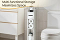 Slim 3-Tier Bathroom Storage Cabinet – Space-Saving Toilet Paper & Organizer Shelf