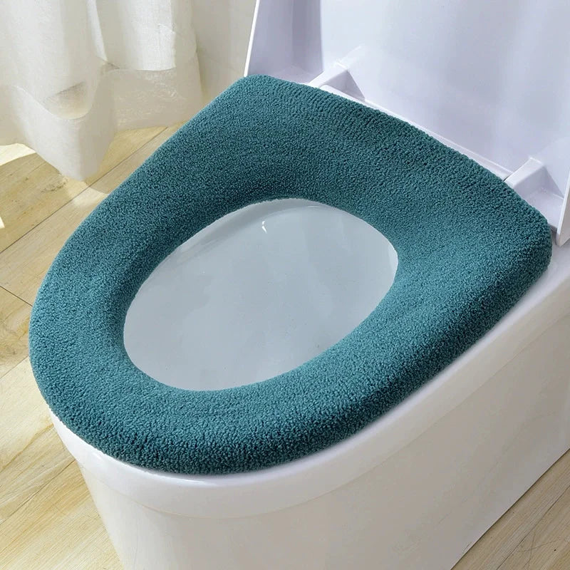 Bathroom Toilet Seat Cushion – Soft Washable Toilet Seat Cover for U-Shaped