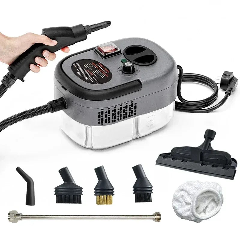 View of 2500W High-Pressure Portable Steam Cleaner – Multi-Purpose Home Cleaning Machine