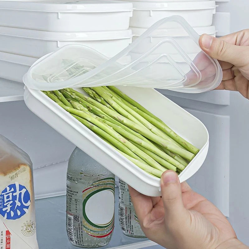 Food Grade Refrigerator Storage Containers – Stackable Meal Prep & Food Organizer
