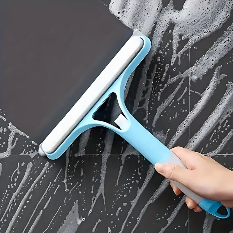 View of 3-in-1 Window Cleaner with Spray Bottle & Squeegee – Streak-Free