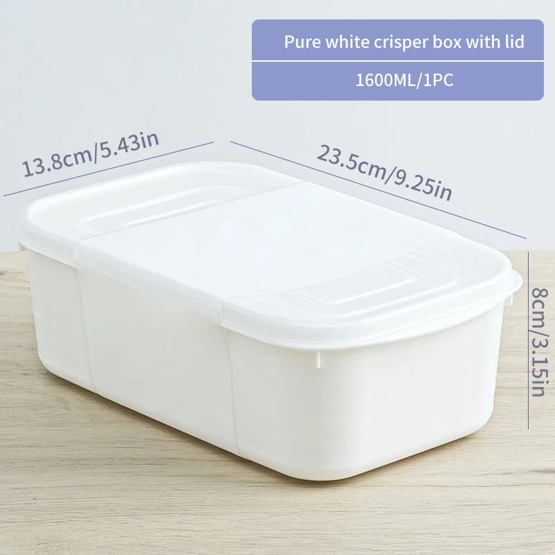 Food Grade Refrigerator Storage Containers – Stackable Meal Prep & Food Organizer