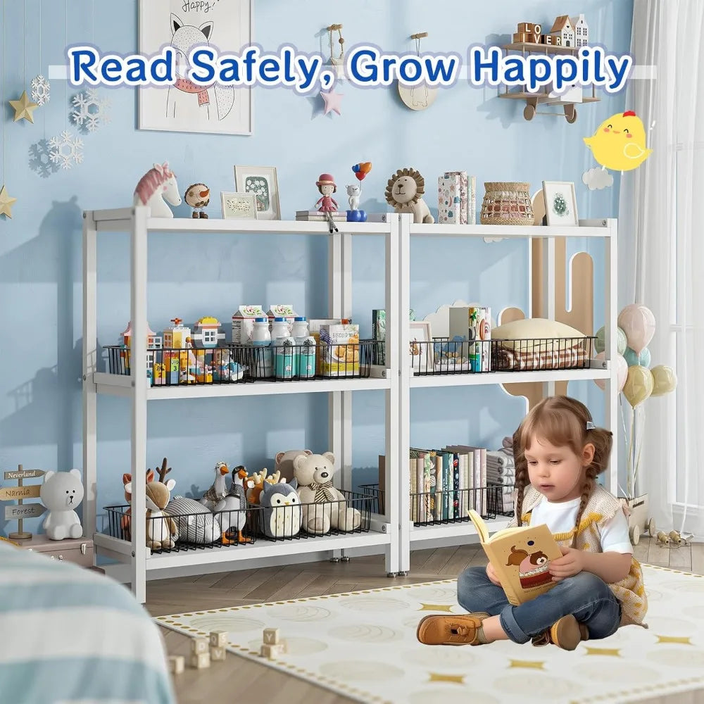 12-Pack Wire Storage Baskets – Extra Large Pantry & Cabinet Organization Bins