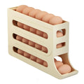 4-Layer Automatic Rolling Egg Storage Rack – Refrigerator Egg Organizer Holder product
