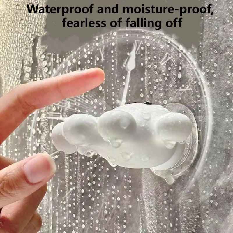 Adhesive Cute Wall Mounted Toothbrush Holder – Suction Cup Bathroom Organizer