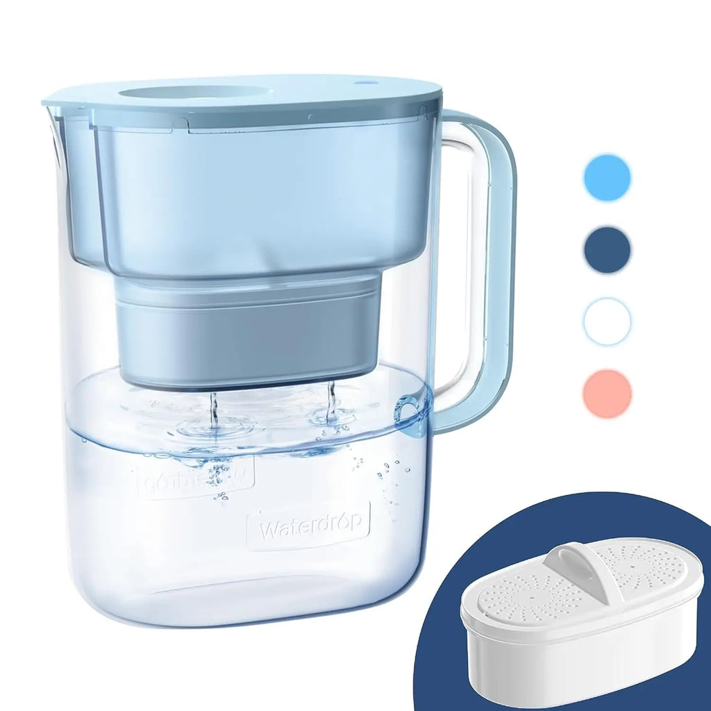 Waterdrop -Cup Water Filter Pitcher with Filter – Long-Life 200 Gallon Refrigerator