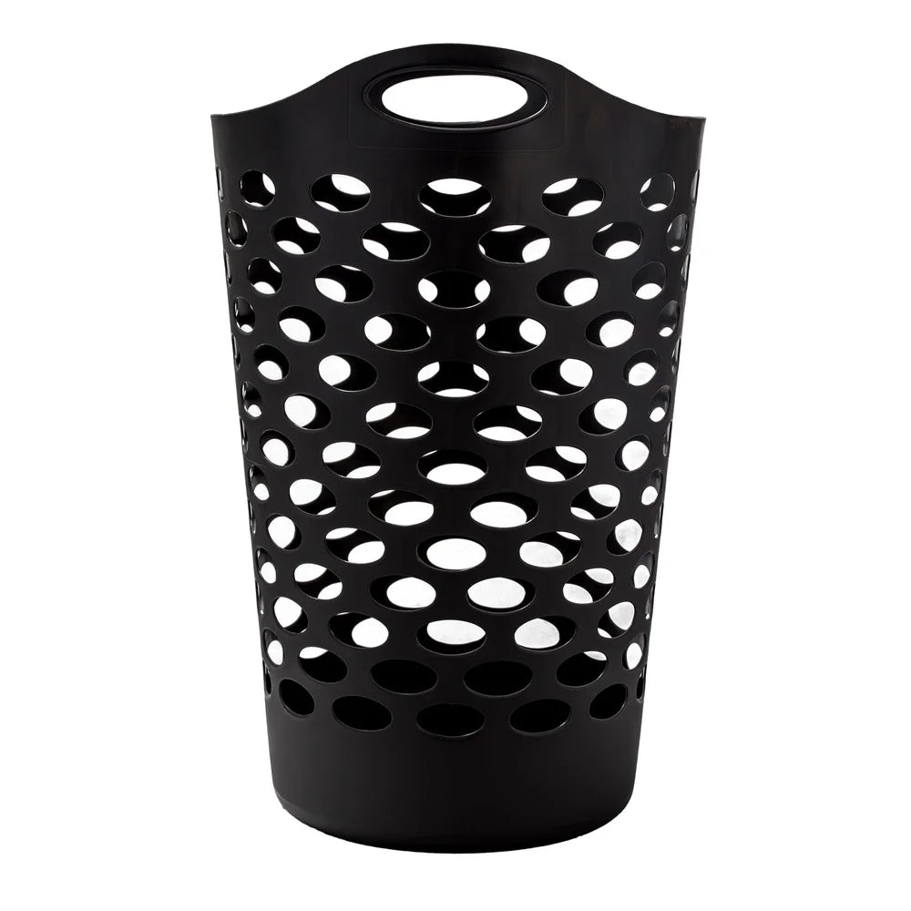 2 Pack Flexible Laundry Hamper – Large Breathable Plastic Laundry Basket for