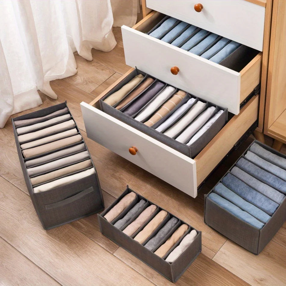 Foldable Wardrobe Storage Boxes – Collapsible Fabric Closet Organizer product image