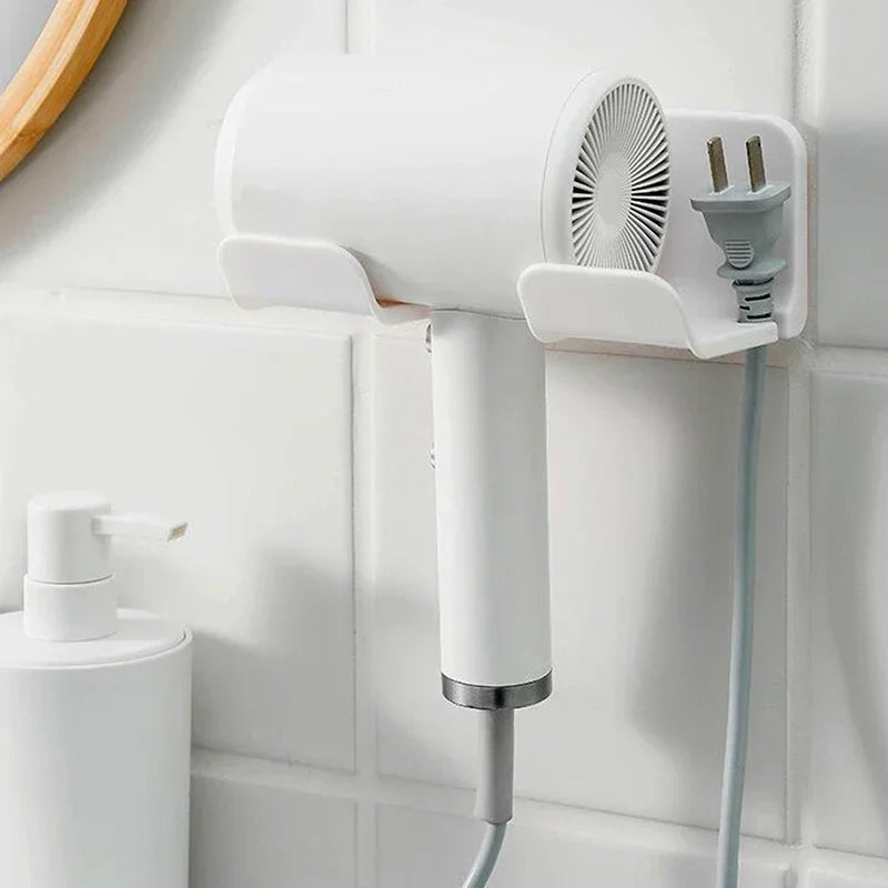 Adhesive Wall Mounted Hair Dryer Holder –  Hair Tool Organizer Stand product