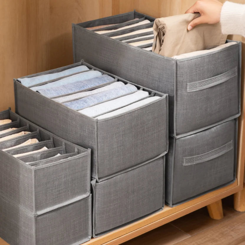 Foldable Wardrobe Storage Boxes – Collapsible Fabric Closet Organizer product
