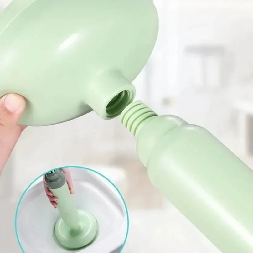 View of High Pressure Toilet Plunger – Anti-Clog Drain Cleaner Pump for